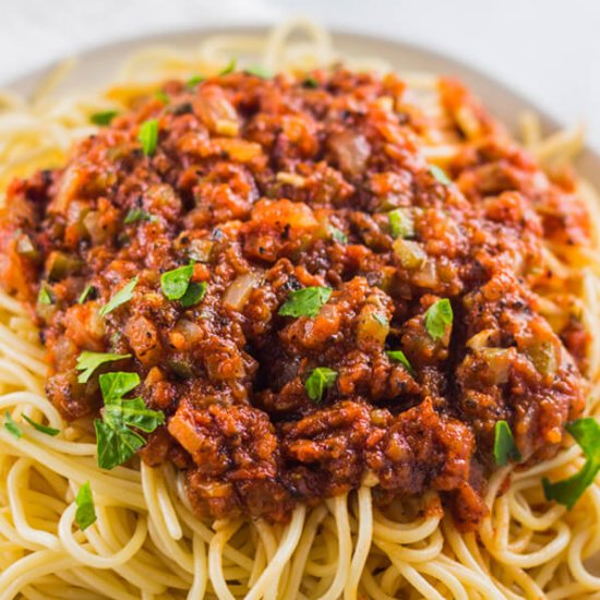 Homemade Vegan Spaghetti Sauce