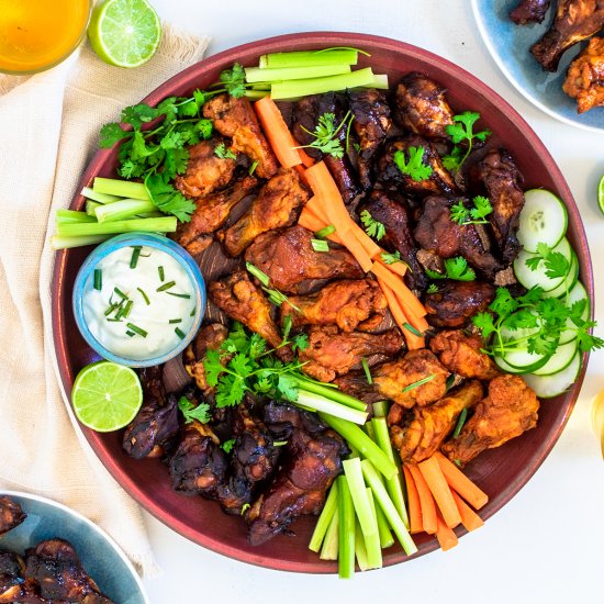 Chicken Wings Platter Recipe