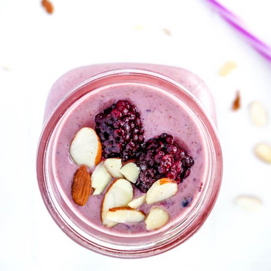 Almond Berry Breakfast Smoothie