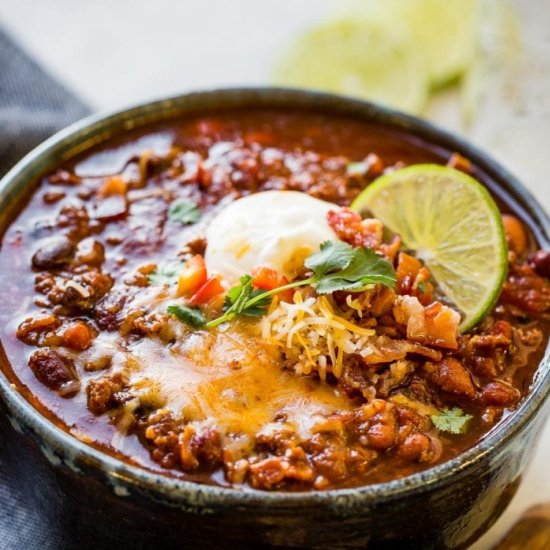 INSTANT POT CHILI RECIPE [+VIDEO]