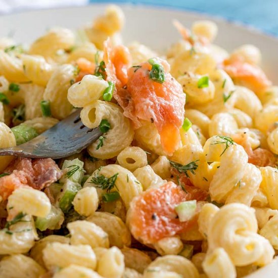 Smoked Salmon Pasta Salad