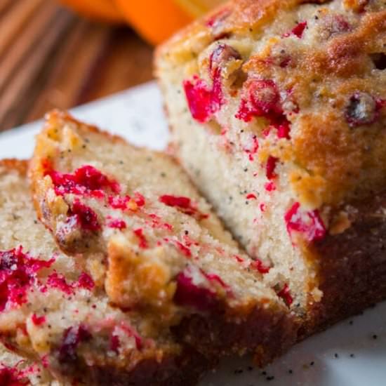 ORANGE CRANBERRY POPPY SEED BREAD