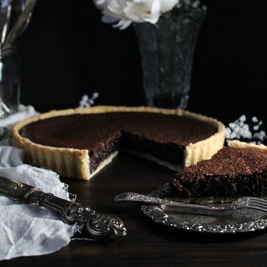 Chocolate Brownie Fudge Pie