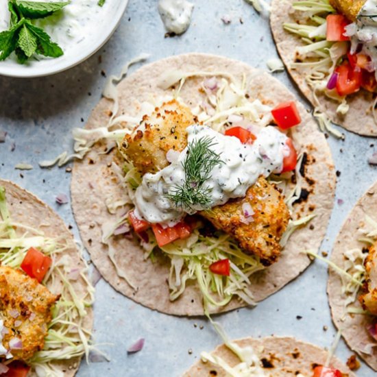 Tzatziki Fish Tacos