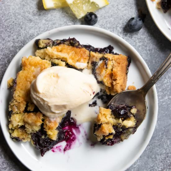 Blueberry Lemon Dump Cake