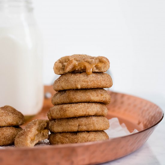 Dulce de Leche Snickerdoodle cookie