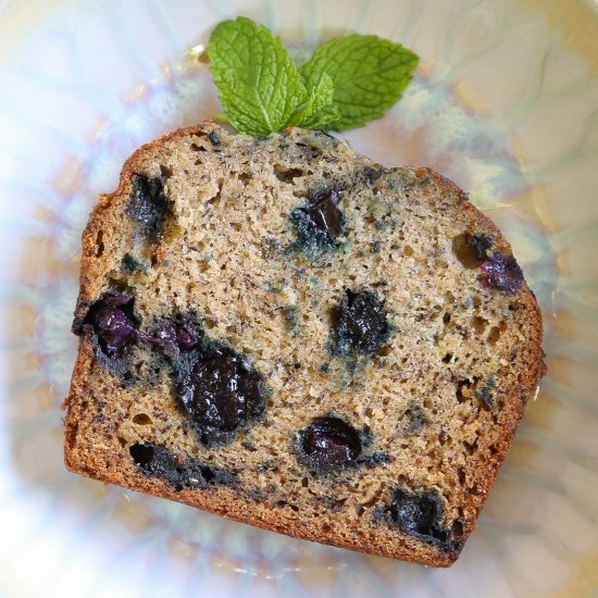 Blueberry Banana Chia Bread