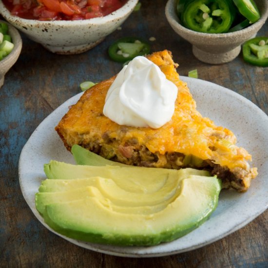 Crustless Taco Pie