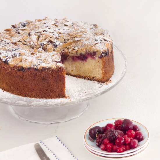 Berries and Streusel Cake