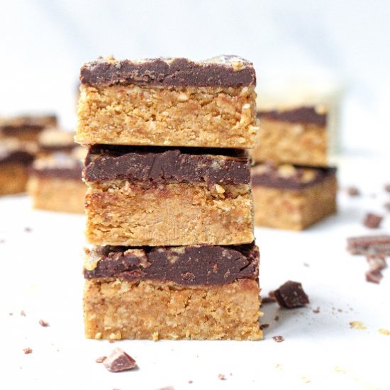 Peanut Butter Choc Protein Flapjack