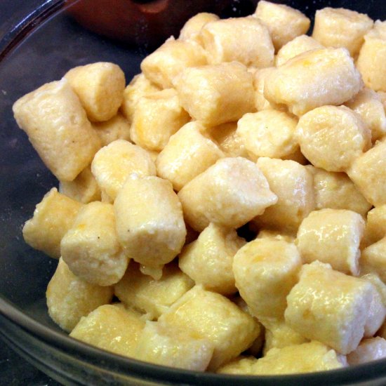 Ricotta Parmesan Gnocchi