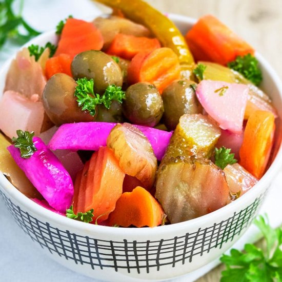 Quick Pickled Vegetables