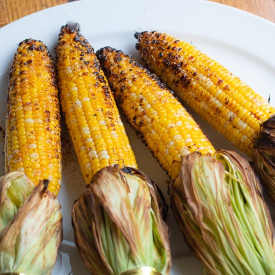 Japanese Street Food Style Corn