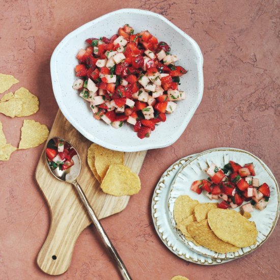 Jicama Strawberry Salsa