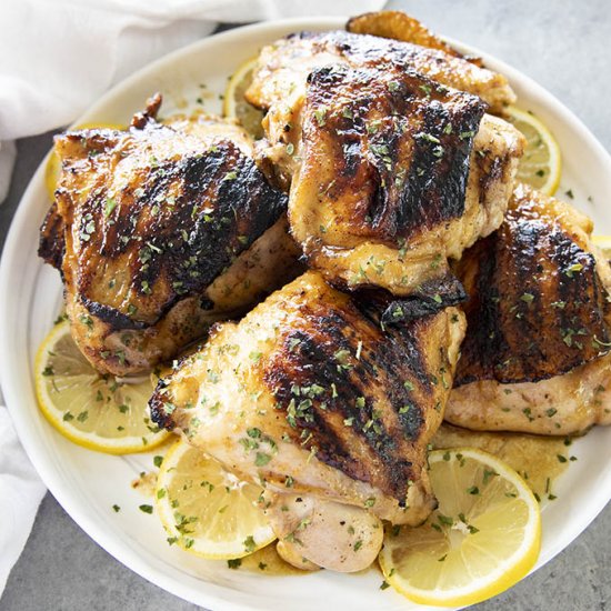 Grilled Chicken Thighs