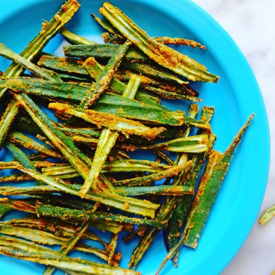 Okra Kurkure | Bhindi Fry