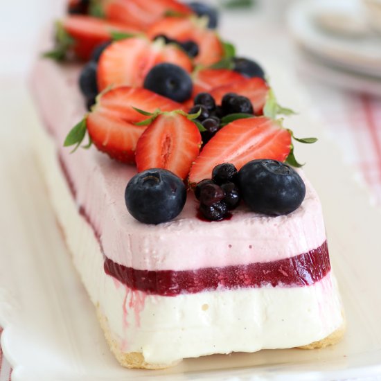 Mascarpone Ice Cream Cake