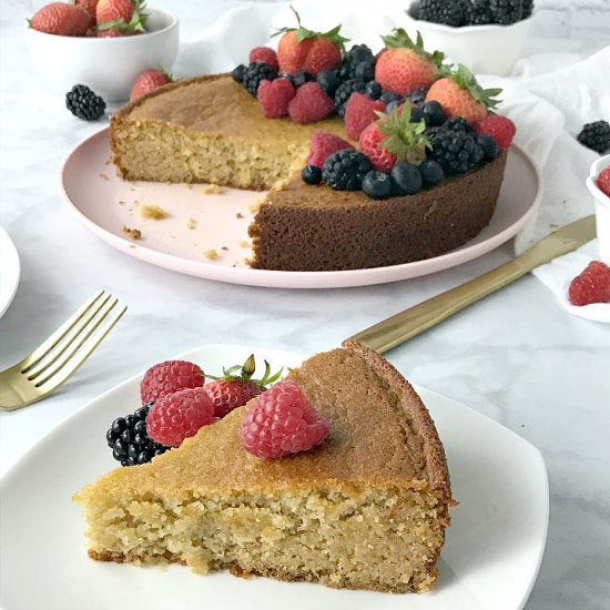 Vanilla Almond Flour Cake