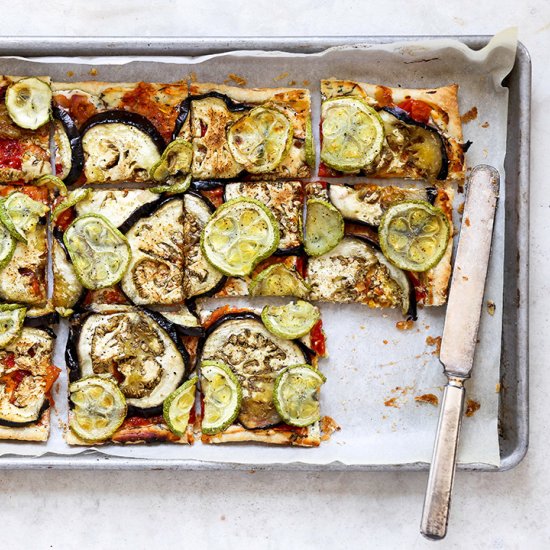 Eggplant and Squash Tart