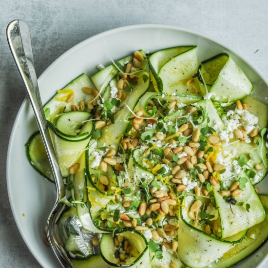 Shaved Zucchini Salad Recipe