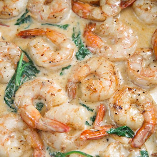 Creamy Garlic Shrimp