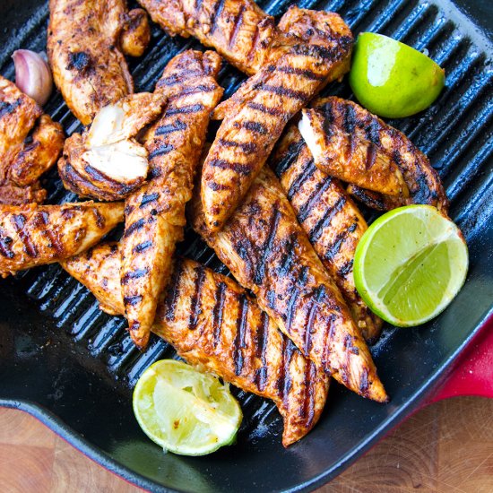 Grilled Paprika Lime Chicken