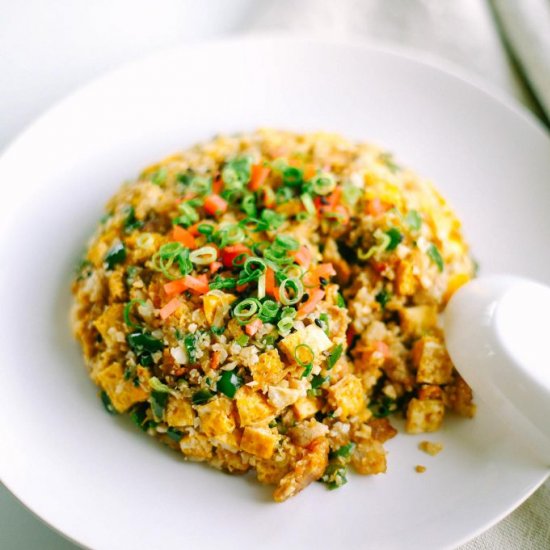 Keto Fried Rice (Japanese Chahan)