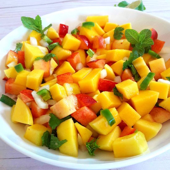 Mango Peach Salsa