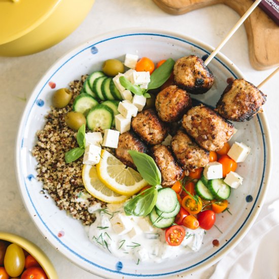 Mediterranean Greek Power Bowls