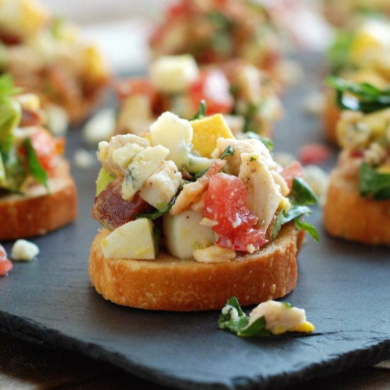 Cobb Salad Crostini