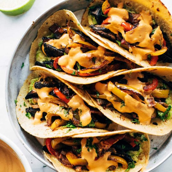 Vegan Sheet Pan Fajitas