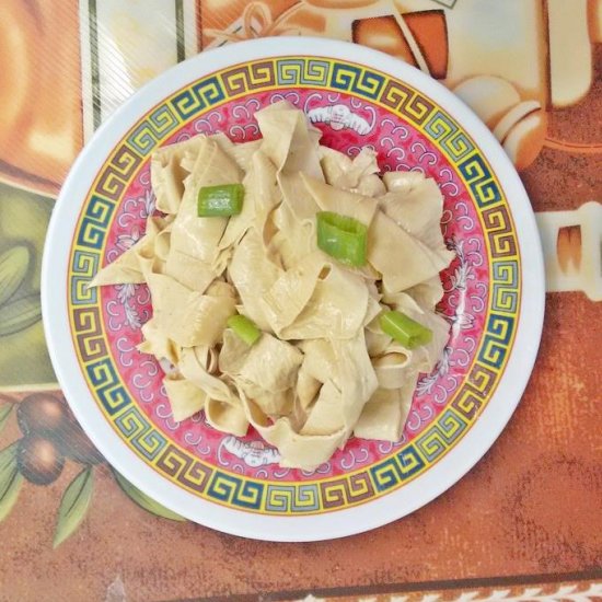 Yuba (Fresh Tofu Sheets) Salad