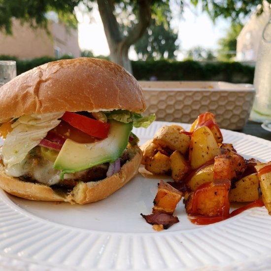 Turkey Burgers (Curry + Apricot)