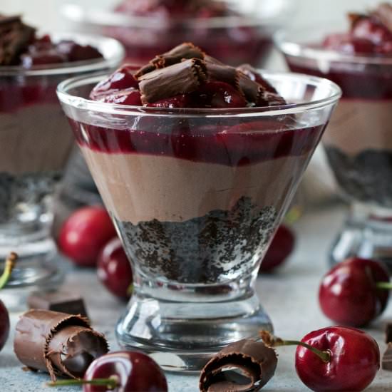 Black Forest Protein Cheesecake Cup