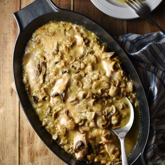 Chicken and Mushroom Casserole