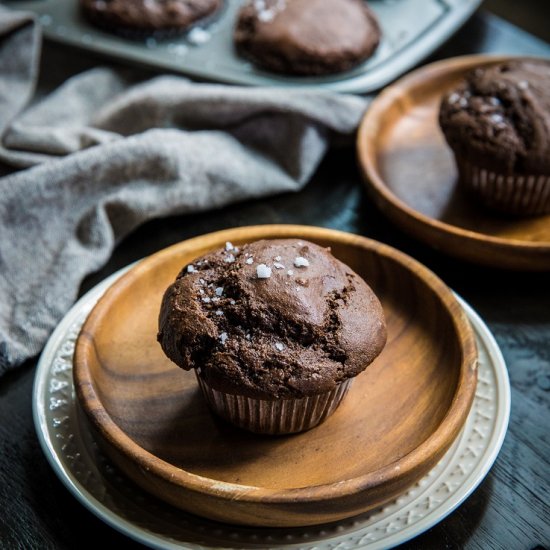 Paleo Chocolate Zucchini Muffins