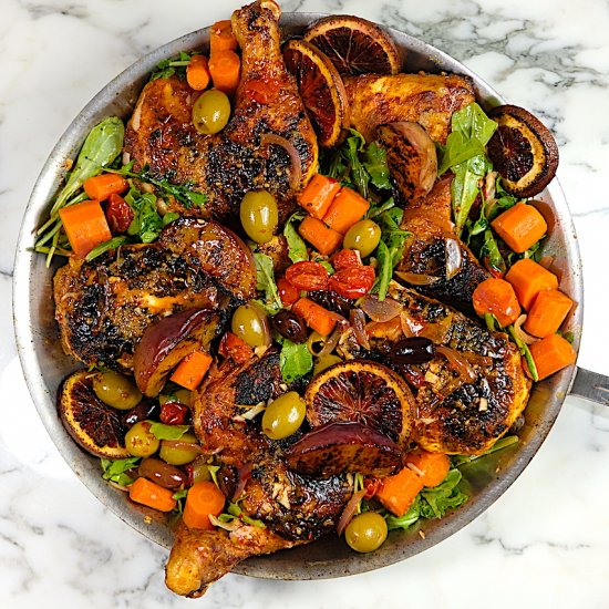 Moroccan grilled chicken