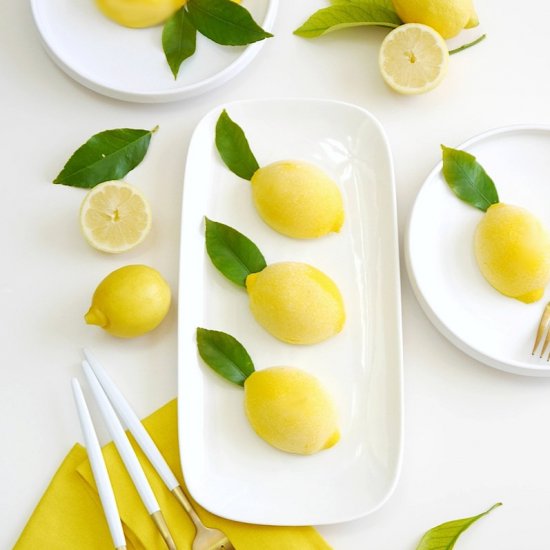 Lemon & White Chocolate Mousse