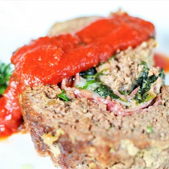 Stuffed Italian Meatloaf Recipe