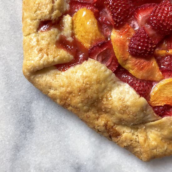 Strawberry Peach Galette