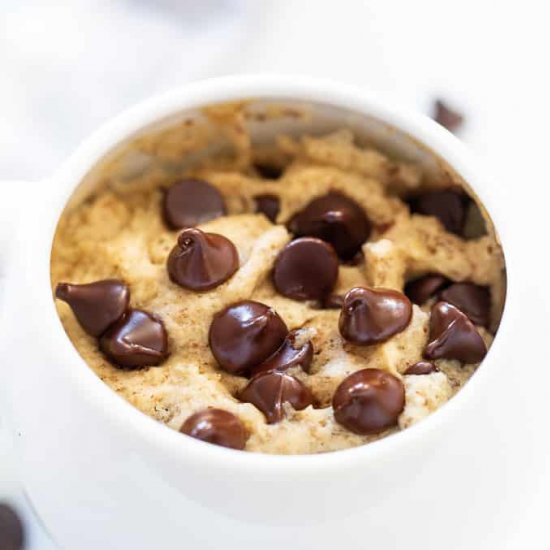 Chocolate Chip Cookie in a Mug