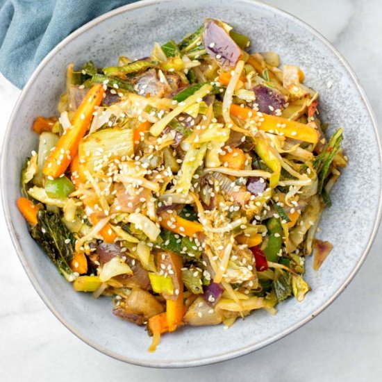 Sheet Pan Thai Vegetables