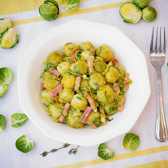 Brussel sprouts with bacon