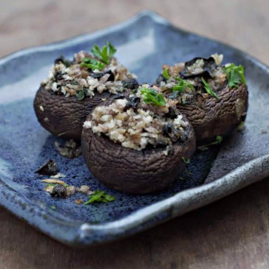 Vegetarian Stuffed Mushrooms