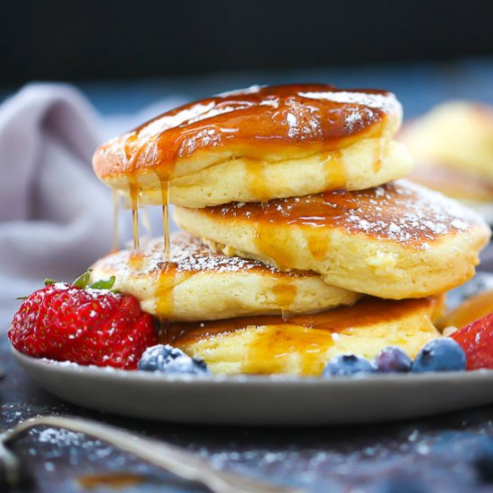 Fluffy Japanese Pancakes