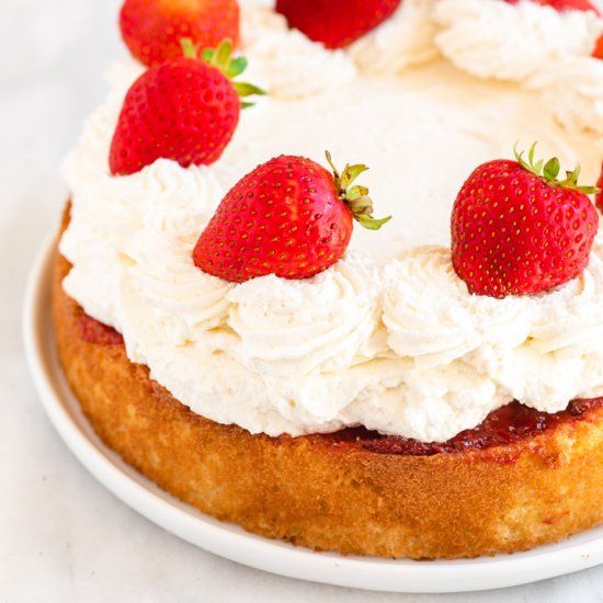 Strawberry Poke Cake