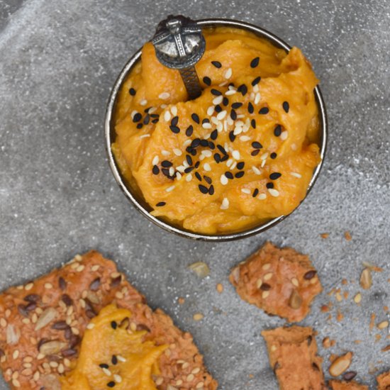 Dried apricots spread