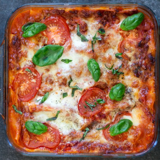 Low FODMAP Lasagna