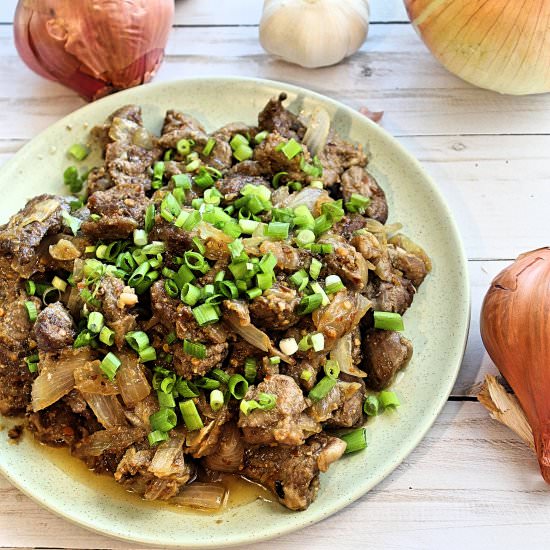 Stir-Fry Lamb with Onion