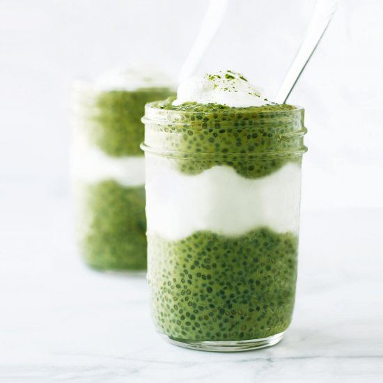 Green Matcha Pudding